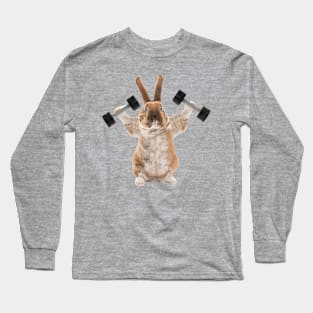 bunny curling Long Sleeve T-Shirt